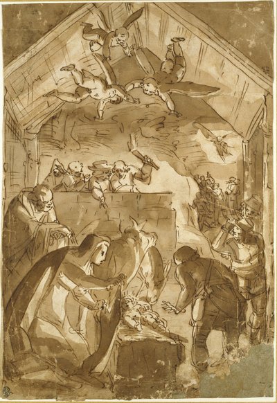 The Nativity by Luca Cambiaso